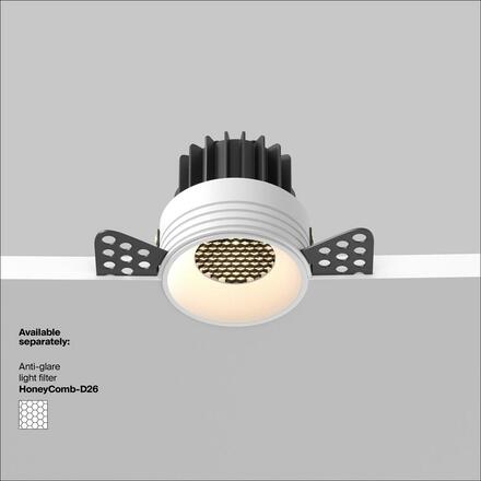 MAYTONI Vestavné svítidlo Round 7W IP 20 DL058-7W3K-TRS-W