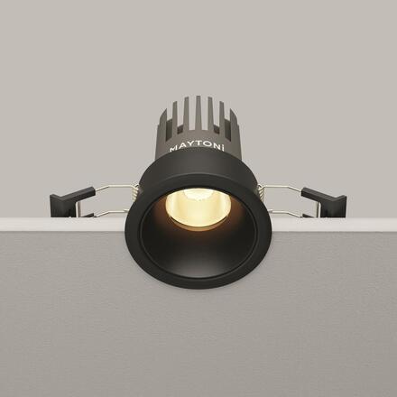 MAYTONI Vestavné svítidlo Dip 10W IP 20 DL115-10W-2.7K-B