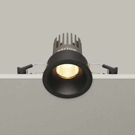 MAYTONI Vestavné svítidlo Dip 3000K 10W 50d DL115-10W-3K-B