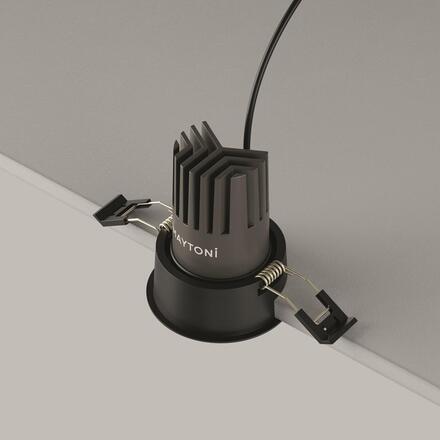 MAYTONI Vestavné svítidlo Dip 3000K 10W 50d DL115-10W-3K-B