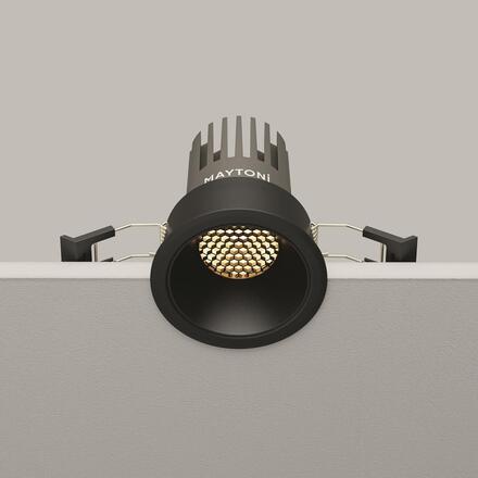 MAYTONI Vestavné svítidlo Dip 3000K 10W 50d DL115-10W-3K-B