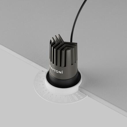 MAYTONI Vestavné svítidlo Dip 3000K 10W 50d DL119-10W-3K-TRS-B