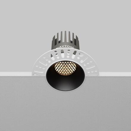 MAYTONI Vestavné svítidlo Dip 3000K 10W 50d DL119-10W-3K-TRS-B