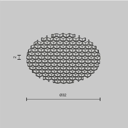 MAYTONI Filtr Honeycomb pro svítidlo Dip pr.32 mm HoneyComb001-D32