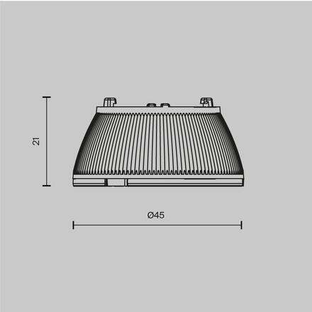MAYTONI Čočka pr.45mm 36d pro svítidlo Dip 15W Lens003D45-15W