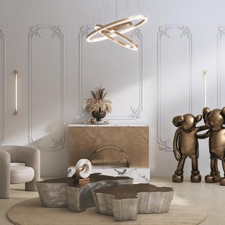 MAYTONI Závěsné svítidlo Rim 83W MOD058PL-L74BK