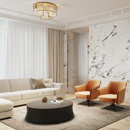 MAYTONI Stropní svítidlo Frame E14x9 60W MOD174CL-09G