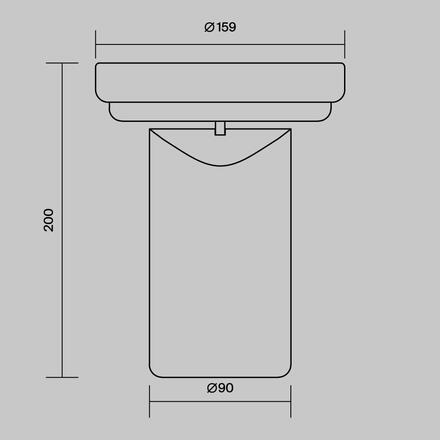 MAYTONI Stolní nabíjecí lampa Topo 2700K 5W MOD508TL-L5BK