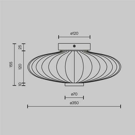 MAYTONI Nástěnné svítidlo Amulet 3000K 8W MOD555WL-L4G3K