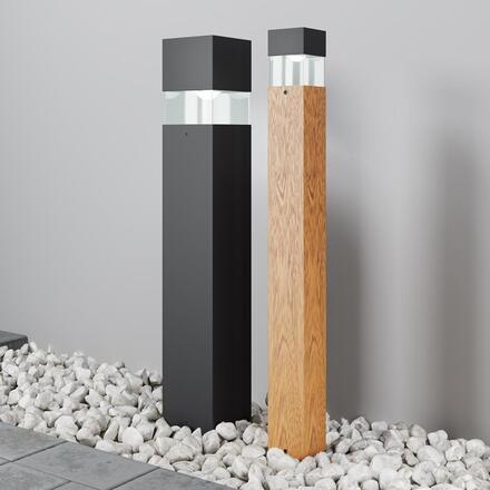 MAYTONI Venkovní stojací svítidlo Quadra 3000K 15W IP 65 O143FL-L15BK