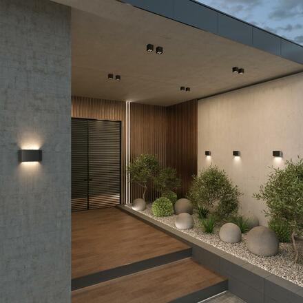 MAYTONI Stropní svítidlo Ares 3000K 8W IP 54 O309CL-L8GF3K