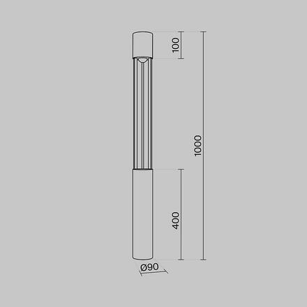 MAYTONI Venkovní svítidlo Mill 3000K 12W IP 65 O427FL-L12GF3K