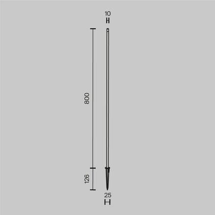 MAYTONI Venkovní svítidlo Spear 3000K 1W IP 65 O441FL-L1GF3K1