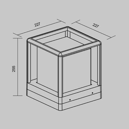 MAYTONI Venkovní svítidlo Trim E27x1 15W IP 65 O455FL-01GF