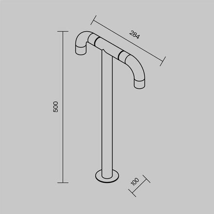 MAYTONI Venkovní svítidlo Sleek 3000K 4W IP 65 O477FL-L4GF3K