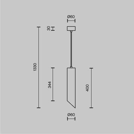 MAYTONI Závěsné svítidlo Lipari P044PL-01-40GU10-W