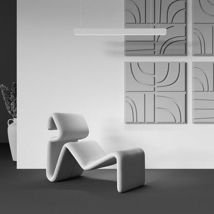 MAYTONI Závěsné svítidlo BASIS 36W 100d P051PL-36W2.7-6K-W