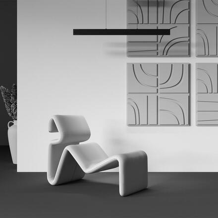 MAYTONI Závěsné svítidlo Ephoria 36W 90d P109PL-36W2.7-6K-B