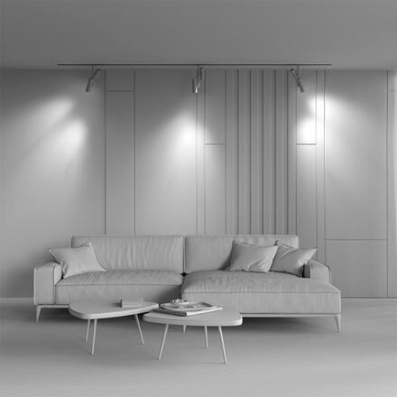 MAYTONI Svítidlo do kolejnice Elti Duo Exility 3000K 24W 36d TR005-2-2X12W3K-BBS