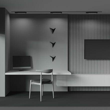 MAYTONI svítidlo pro kolejnicový systém Points 1-fázový kolejnicový systém UNITY 3000K 10W 30d TR010-1-10W3K-M-B-DE