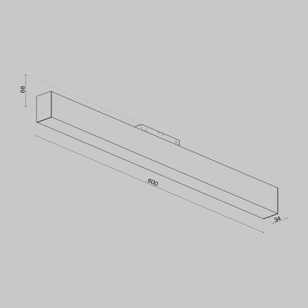 MAYTONI svítidlo pro kolejnicový systém BASIS TR012-2-20W4K-B