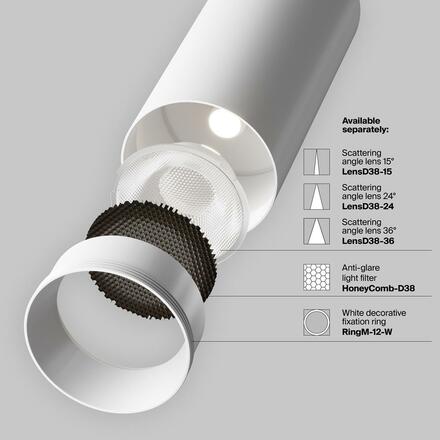 MAYTONI svítidlo pro kolejnicový systém Focus LED TR021-1-12W4K-W-W