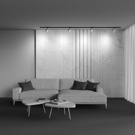 MAYTONI svítidlo pro kolejnicový systém Polar 1-fázový kolejnicový systém UNITY GX53x1 15W TR088-1-GX53-MG