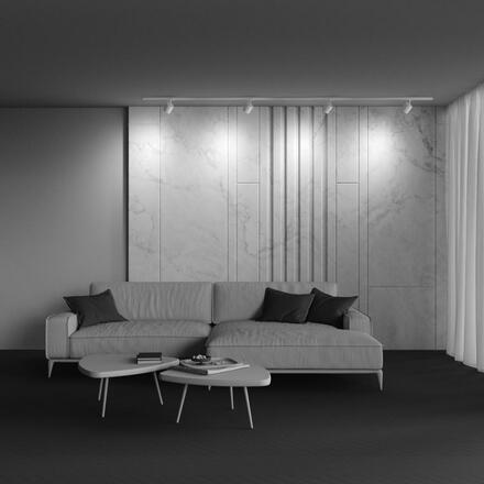 MAYTONI svítidlo pro kolejnicový systém Polar 1-fázový kolejnicový systém UNITY GX53x1 15W TR088-1-GX53-W