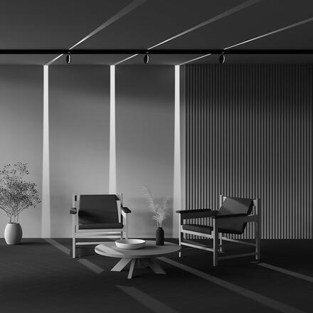 MAYTONI Svítidlo do kolejnice Outline Exility 3000K 6W 180d TR090-2-6W3K-B