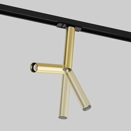 MAYTONI Svítidlo do kolejnice Focus Dual 1-fázový kolejnicový systém UNITY 3000K 6W 36d TR142-1-6W3K-BS