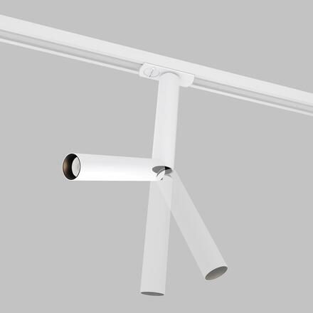 MAYTONI Svítidlo do kolejnice Focus Dual 1-fázový kolejnicový systém UNITY 3000K 6W 36d TR142-1-6W3K-W