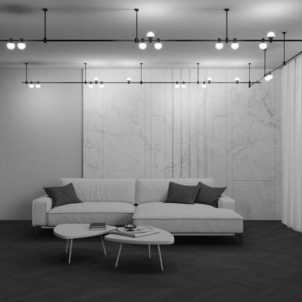 MAYTONI Svítidlo do kolejnice Luna Flarity 3000K 5W 120d TR149-1-5W3K-B-DE