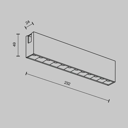 MAYTONI Svítidlo do kolejnice Points Flarity 2700K 12W 40d TR150-1-12W2.7K-M-BS-DE
