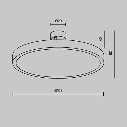 MAYTONI Svítidlo do kolejnice Plato Flarity 3000K 10W 120d TR153-1-10W3K-B-DE