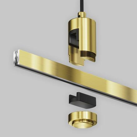MAYTONI Lankový závěs s napájením pro magnetickou lištu 24 V Flarity TRA157SW-B1-BS
