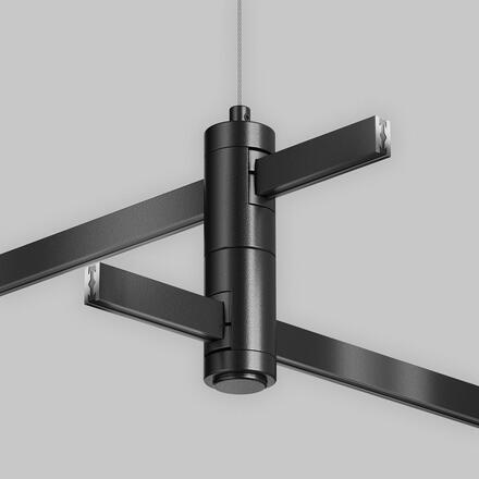 MAYTONI Dvojitý lankový závěs pro magnetickou lištu 24 V Flarity TRA157SW-D1-B