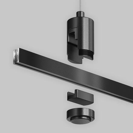 MAYTONI Lankový závěs jednoduchý pro magnetickou lištu 24 V Flarity TRA157SW-S1-B