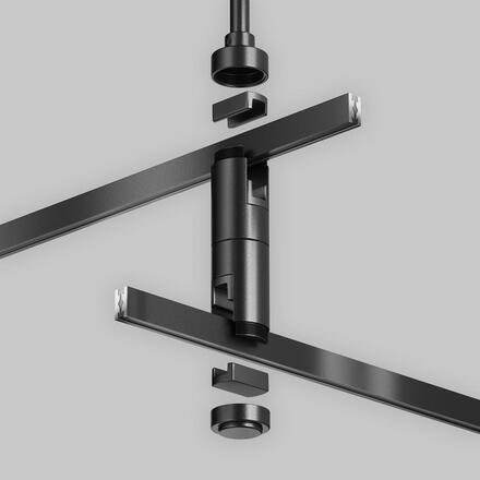 MAYTONI Upevnění ke stropu dvojité střední 300 mm pro magnetickou lištu 24 V Flarity TRA158C-D1-B
