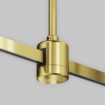 MAYTONI Upevnění ke stropu dlouhé 760 mm s prodlužovací spojkou pro magnetickou lištu 24 V, Flarity TRA159C-IPCL1-BS