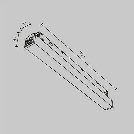 MAYTONI Napájení pro kolejnicový systém Exility 100 černá TRX034DR4-100B-1