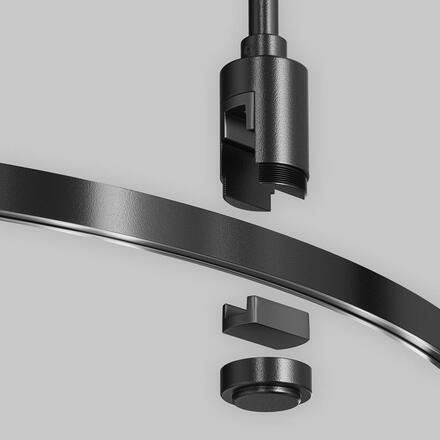 MAYTONI Kruhová kolejnice pro magnetickou lištu 24 V 650 mm Flarity TRX154-R-D650-B