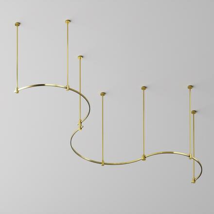 MAYTONI Polokruhová kolejnice pro magnetickou lištu 24 V 650 mm Flarity TRX154-SR-D650-BS