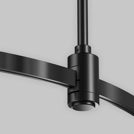 MAYTONI Polokruhová kolejnice pro magnetickou lištu 24 V 800 mm Flarity TRX154-SR-D800-B