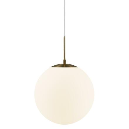 NORDLUX závěsné svítídlo Grant 35 25W E27 mosaz opál 2010573035