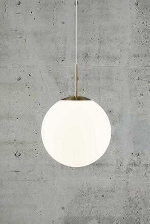 NORDLUX závěsné svítídlo Grant 35 25W E27 mosaz opál 2010573035