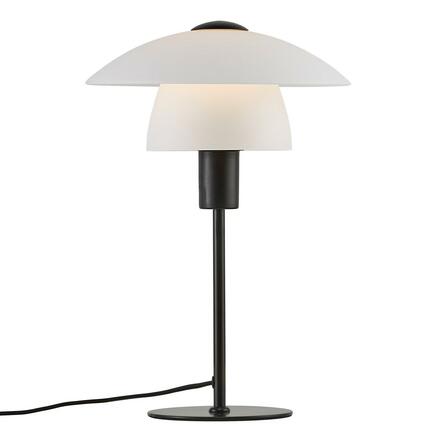 NORDLUX stolní lampa Verona 15W E27 černá opál 2010875001