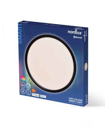 NORDLUX Liva Smart Color stropní svítidlo černá 2110826103