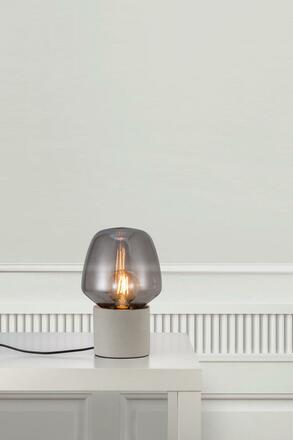 NORDLUX stolní lampa Christina 25W E27 světle šedá kouřová 48905011