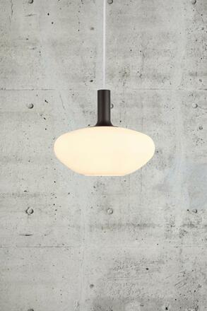 NORDLUX závěsné svítídlo Alton 35 60W E27 černá / mosaz opál 48973001