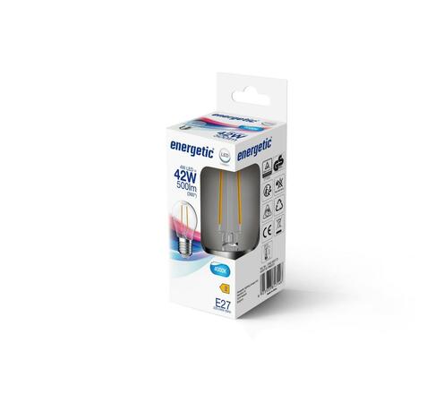 NORDLUX LED žárovka kapka G45 E27 470lm CW C čirá 5182003721